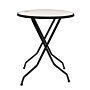 Inklapbare statafel Barcelona HVS-select,weerbestendig, hoogte 110cm, 85Ø