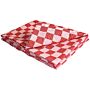 Theedoek Vogue, 100% katoen, rood, 65x65cm