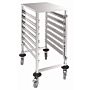 Regaalwagen Vogue, RVS, voor 7xGN1/1, 38(b)x90(h)x55,7(d)cm