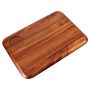 Olympia afgeronde presenteerplank, acacia, 34x24cm