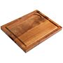 Olympia steakplank met groef, acacia, 31x24cm