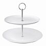 Olympia high tea cake etagère met 2 niveaus