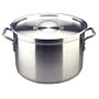 Kookpan Vogue, aluminium, 25,1(h)x28,5(Ø)cm, 15,1L, geen inductie