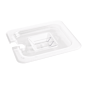 Deksel GN 1/6 Vogue, polycarbonaat, met lepeluitsparing