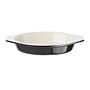 Vogue ovale gratineerschaal zwart 0,65L, 4(h) x 14(b) x 19,5(d)cm