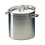 Kookpan Bourgeat, Excellence, RVS, 40(h)x40(Ø)cm, 50L, ook inductie, Deksel: K838