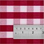 Mitre Comfort Gingham tafelkleed rood-wit 178 x 178cm