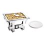 Chafing Dish Milan, RVS, 1/2 GN, 3,7L, 36,5(h)x30(h)x30(d)cm, compleet