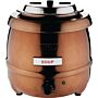 Buffalo soepketel koperkleurig, 10L, 37,5(h) x 33(Ø)cm