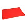 Hygiplas antibacteriële LDPE snijplank rood 450x300x10mm