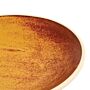 Olympia Canvas ondiepe schalen roestoranje 20cm