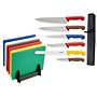 SPECIALE AANBIEDING Hygiplas snijplanken en messen set