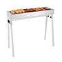 Buffalo RVS houtskoolbarbecue, 82(h) x 93(b) x 31,5(d)cm