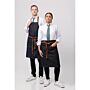 Chef Works Urban Memphis kort schort indigo, 86,5(l) x 76(b)cm