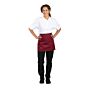 Whites korte sloof bordeaux, 37,5(l) x 75(b)cm