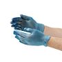 Vogue vinyl handschoenen blauw gepoederd XL