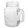 Olympia mason jar drinkglazen met tekst 450ml (12 stuks), 13,2(h) x 6,7(Ø)cm