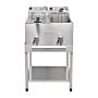 Buffalo onderstel voor dubbele friteuse (FC375 & FC377), 67(h) x 57,5(b) x 46,5(d)cm