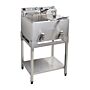 Buffalo onderstel voor dubbele friteuse (FC375 & FC377), 67(h) x 57,5(b) x 46,5(d)cm