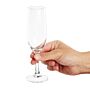 Olympia Rosario flutes 170ml (6 stuks), 19,2(h) x 6,1(Ø)cm