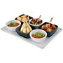 APS Pure rechthoekige melamine schaal wit 35,5x18cm, 3(h) x 35,5(b) x 18(d)cm