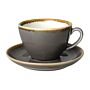 Olympia Kiln cappuccinokopjes grijs 34cl, 10,9(Ø) x 7,2(h)cm