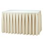 Tafelrok Boxpleat ecru, 73cm