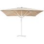 Horeca parasol, zonder volant, vierkant, beige, 3,5 meter