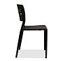 Horeca terrasstoel Webb chair PP Black, vanaf 4 stuks