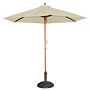 Parasol Bolero, rond, Ecru, 3 meter