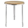 Stapelbare tafel Bolero, rond, essenhout, 72(h)xØ60cm, GL981