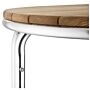 Stapelbare tafel Bolero, rond, essenhout, 72(h)xØ60cm, GL981