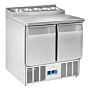 Saladette CaterCool 2-deurs, H105 x B90 x L70, 230V / 340W