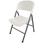 Inklapbare stoelen Bolero, weerbestendig, wit, 2 stuks