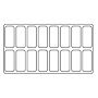 SCHEPIJSVITRINE HAWAI 16X 5LTR