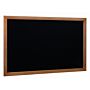 Wandkrijtbord Securit, Woody, Teak, 40(b)x60(h)cm, incl 1 krijtstift