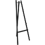 Securit ezel voor krijtbord, Zwart, 165 cm