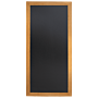 Wandkrijtbord Securit, Longstyle, Teak, 3 maten