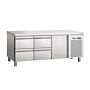 Koelwerkbank Bartscher, 1 deur/4lades, 180(b)x85(h)x70(d), 230V/452W