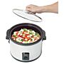 Slowcooker Bartscher, 5,5L, 230V/0,28kW, rond, ceramieken inzetpan