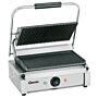 Contactgrill Bartscher, enkel, geribbeld/geribbeld,   41(b)x20(h)x37(d), 230V/2200W