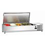 Opzetkoelvitrine Bartscher, 3x1/3GN+1x1/2GN, 120 cm(b), 230V/166W