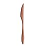 Gioia Matt Bronze 18/10 tafelmes 22,7 cm, doos van 12 stuks