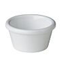 Ramekin met ribbel wit 70 ml, doos van 12 stuks