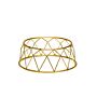Buffet verhoger kroon goud 25X21X10 cm, doos van 6 stuks