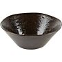 Q Authentic Stone Black kom 16,5 cm 500ml, doos van 6 stuks