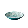 Diep bord Bubble turquoise 25,5 cm, doos van 3 stuks