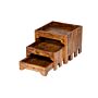 Houten buffet kast 3 laags, doos van 1 stuks