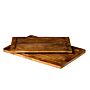 Houten brood plank 48x32x2 cm, doos van 2 stuks