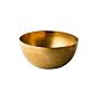 Vintage goud kom Ø25 cm, doos van 1 stuks